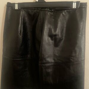 Black Leather skirt